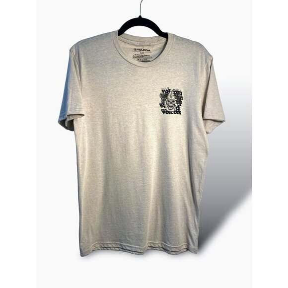 Volcom T-Shirt Mens S Oat Beast Flight Short Sleeve Crew Neck Logo NWT - Picture 1 of 8